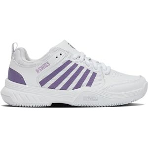 K-Swiss Court Express 2 Clay Tennissko för kvinnor, vit/lila haze/neonlavendel, 38 EU K-Swiss Court Express 2 Clay Tennissko för kvinnor, vit/lila haze/neonlavendel, 38 EU