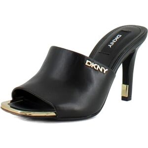 DKNY Dam Bronx öppen tå mode pump häl sandal klack sandal klack sandal, Svart, 38 EU DKNY Dam Bronx öppen tå mode pump häl sandal klack sandal klack sandal, Svart, 38 EU