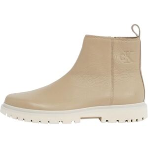 Calvin CK JEANS herr Eva Mid Chelsea dragkedja stövel tumlad Ym0ym01173, Beige Travertine äggskal, 40.5 EU Calvin CK JEANS herr Eva Mid Chelsea dragkedja stövel tumlad Ym0ym01173, Beige Travertine äggskal, 40.5 EU