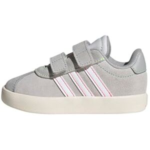 adidas Unisex Bebis VL COURT 3.0 SHOES INFANTS, dash grey/ftwr white/lime burst, 22 EU adidas Unisex Bebis VL COURT 3.0 SHOES INFANTS, dash grey/ftwr white/lime burst, 22 EU