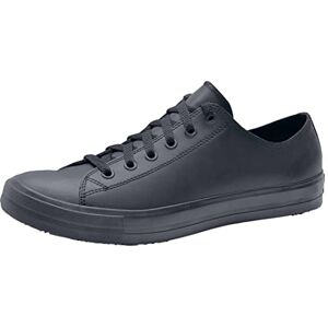 Shoes for Crews 38649-42/8 DELRAY vardagliga läderskor för män och kvinnor, halkfri, storlek 8 Storbritannien, svart Shoes for Crews 38649-42/8 DELRAY vardagliga läderskor för män och kvinnor, halkfri, storlek 8 Storbritannien, svart