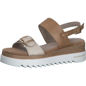 MARCO TOZZI Damer 2-2-28717-20 läder sandal med kilklack kilsandaler, krämkam, 39 EU, Krämkam, 39 EU MARCO TOZZI Damer 2-2-28717-20 läder sandal med kilklack kilsandaler, krämkam, 39 EU, Krämkam, 39 EU
