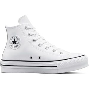 Converse Chuck Taylor all Star Eva Lift Leather, Sneaker Unisex-Vuxen, White Natural Ivory Black, 40 EU Converse Chuck Taylor all Star Eva Lift Leather, Sneaker Unisex-Vuxen, White Natural Ivory Black, 40 EU