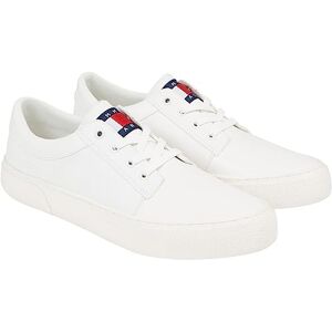 Tommy Jeans Tommy Hilfiger Herr TJM Vulc. Skate Derby Ess vulkaniserad sneaker, Ecru, 40 EU Tommy Jeans Tommy Hilfiger Herr TJM Vulc. Skate Derby Ess vulkaniserad sneaker, Ecru, 40 EU