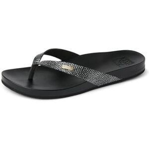REEF Dam kudde Court Flip-Flop, Svart Sassy, 12, Svart Sassy, 12 UK REEF Dam kudde Court Flip-Flop, Svart Sassy, 12, Svart Sassy, 12 UK