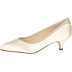 Rainbow Club Brudskor Bobbie – pumps, dam, satin glitter, Elfenben kräm, 39.5 EU Rainbow Club Brudskor Bobbie – pumps, dam, satin glitter, Elfenben kräm, 39.5 EU