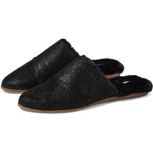 TOMS Dam Jade Mule, Black Metallic Suede/Faux Fur, 5,5 UK, Svart metallisk mocka fuskpäls, 38 EU TOMS Dam Jade Mule, Black Metallic Suede/Faux Fur, 5,5 UK, Svart metallisk mocka fuskpäls, 38 EU