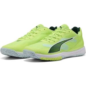 PUMA Unisex Accelerate Turbo 4Indoor Court sko, Fizzy ljusgrön terräng vit silver, 44.5 EU PUMA Unisex Accelerate Turbo 4Indoor Court sko, Fizzy ljusgrön terräng vit silver, 44.5 EU
