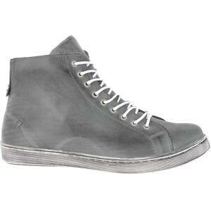 Andrea Conti dam hög topp sneakers snörning läder dynamisk 0341500, GRÅ, 37 EU Andrea Conti dam hög topp sneakers snörning läder dynamisk 0341500, GRÅ, 37 EU