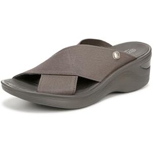 LifeStride BZees womens Desire Slides Sandal, Morel Stretch Fabric, 10 Wide US LifeStride BZees womens Desire Slides Sandal, Morel Stretch Fabric, 10 Wide US