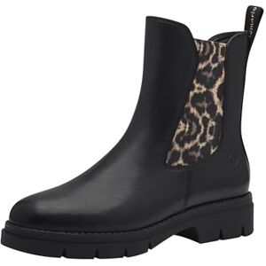 Tamaris dam Chelsea, Svart silver, 36 EU Tamaris dam Chelsea, Svart silver, 36 EU
