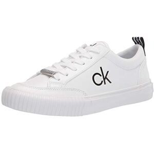 Calvin Dam 142 Sneaker, Vit, 5 UK Calvin Dam 142 Sneaker, Vit, 5 UK