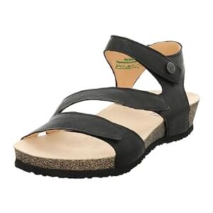 Think! Damen DUMIA chromfrei gegerbte nachhaltige Sandale, SCHWARZ 0000 Think! Damen DUMIA chromfrei gegerbte nachhaltige Sandale, SCHWARZ 0000