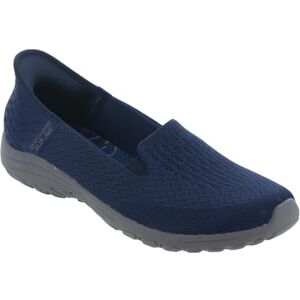 Skechers Women's Reggae Fest 2.0-Guiding Light Slip-INS Loafer, Navy, 7.5 Skechers Women's Reggae Fest 2.0-Guiding Light Slip-INS Loafer, Navy, 7.5