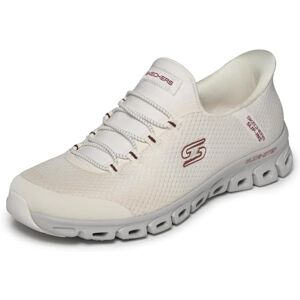 Skechers Dam Glide-Step-Vibey Handfree Slip-ins Sneaker, Uggla = off vit/grön, 37 EU Skechers Dam Glide-Step-Vibey Handfree Slip-ins Sneaker, Uggla = off vit/grön, 37 EU
