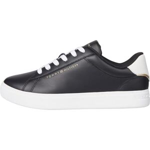Tommy Hilfiger kvinnors Essential Court Sneaker Fw0fw08320Sneakers, Svart, 40 EU Tommy Hilfiger kvinnors Essential Court Sneaker Fw0fw08320Sneakers, Svart, 40 EU