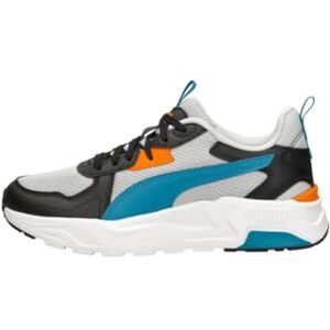 PUMA Barn Trinity Lite Jr Basket, Cool ljusgrå tropisk blå svart, 37 EU PUMA Barn Trinity Lite Jr Basket, Cool ljusgrå tropisk blå svart, 37 EU