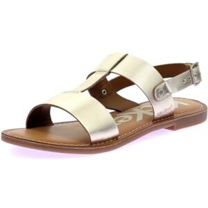 Kickers Dam Dines Flat Sandal, Guld, 37 EU Kickers Dam Dines Flat Sandal, Guld, 37 EU