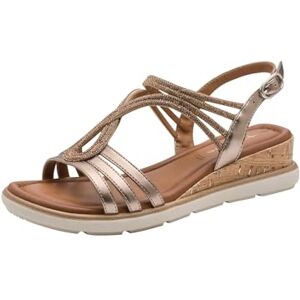 Tamaris Damen 1-28714-46, kilsandaler för kvinnor, brons, 38 EU Tamaris Damen 1-28714-46, kilsandaler för kvinnor, brons, 38 EU