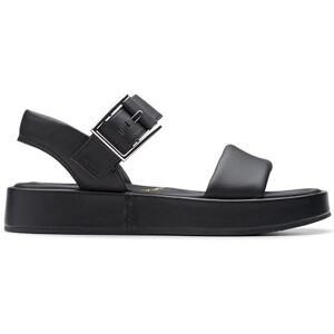 Clarks Alda Strap Womens Black Leather, 6 Clarks Alda Strap Womens Black Leather, 6