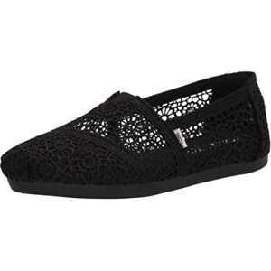 TOMS kvinnors marockanska virkade alpargata, Svart, 36 EU TOMS kvinnors marockanska virkade alpargata, Svart, 36 EU