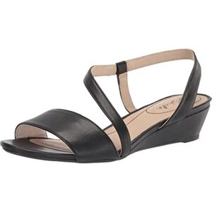 LifeStride Dam Yasmine kil sandal, Svart syntetisk, 6 UK Wide LifeStride Dam Yasmine kil sandal, Svart syntetisk, 6 UK Wide