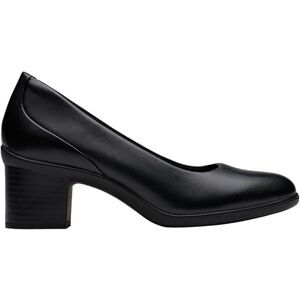 Clarks Shaya Poppy Womens Black Leather, 5 Clarks Shaya Poppy Womens Black Leather, 5