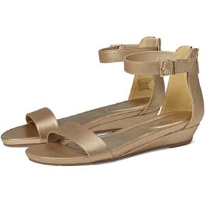 Kenneth Cole REACTION dam stor viber ankelrem låg kil sandal kil, Mjukt guld 1, 40.5 EU Kenneth Cole REACTION dam stor viber ankelrem låg kil sandal kil, Mjukt guld 1, 40.5 EU
