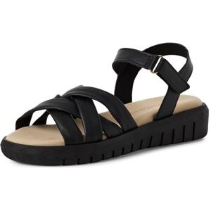 MARCO TOZZI Damer 2–28283-44 sandal, svart, 36 EU MARCO TOZZI Damer 2–28283-44 sandal, svart, 36 EU