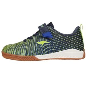KangaROOS Unisex barn K5 Hover Ev hallsneakers, Dk marinblå lime, 38 EU KangaROOS Unisex barn K5 Hover Ev hallsneakers, Dk marinblå lime, 38 EU
