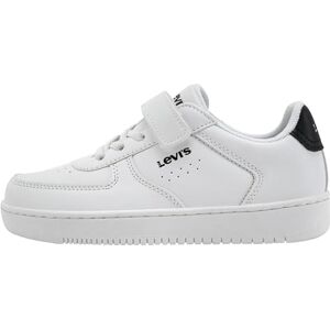 Levi's New Union elastisk spets sneaker, lysande vit, 28 EU, Briljant vit, 28 EU Levi's New Union elastisk spets sneaker, lysande vit, 28 EU, Briljant vit, 28 EU