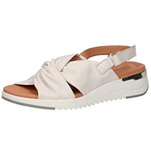 CAPRICE Dam 9-9-28700-26 platt sandal, Vit mjuk tupplur, 40 EU CAPRICE Dam 9-9-28700-26 platt sandal, Vit mjuk tupplur, 40 EU