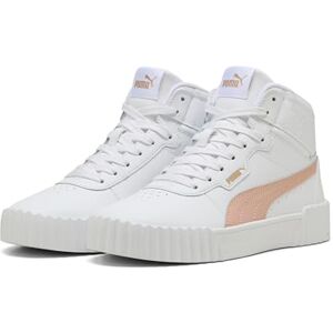 PUMA Dam Carina 3.0 Mid Sneaker, vit rosenkvarts guld, 37 EU PUMA Dam Carina 3.0 Mid Sneaker, vit rosenkvarts guld, 37 EU