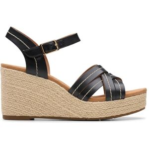 Clarks Sabina Strap Womens Black Leather, 3 Clarks Sabina Strap Womens Black Leather, 3