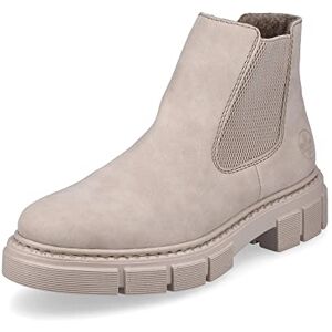 Rieker dam Chelsea M3854, ankelstövlar för kvinnor, Beige 62, 38 EU Rieker dam Chelsea M3854, ankelstövlar för kvinnor, Beige 62, 38 EU