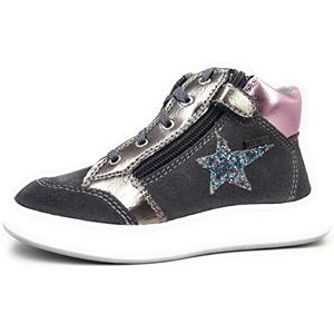 Richter Kinderschuhe Pojkar flickor Laura sneakers, ash/Candy/Planet, 25 EU Richter Kinderschuhe Pojkar flickor Laura sneakers, ash/Candy/Planet, 25 EU