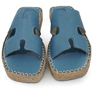 Bonateks Dam FRRBTRLKY100200 kil sandal, blå, 40 EU, Färg: blå, 40 EU Bonateks Dam FRRBTRLKY100200 kil sandal, blå, 40 EU, Färg: blå, 40 EU