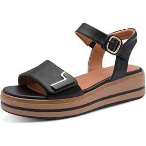 Jana dam kil/platta sand MultiAdj Vegan kilsandaler, svart, 36 EU Jana dam kil/platta sand MultiAdj Vegan kilsandaler, svart, 36 EU