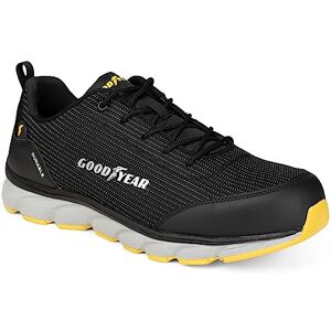 Goodyear mäns metallfri sammansatt tå- och mellansula säkerhetsskor, Svart orange, 8 UK Goodyear mäns metallfri sammansatt tå- och mellansula säkerhetsskor, Svart orange, 8 UK