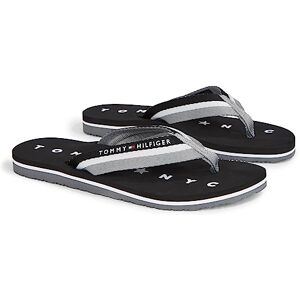 Tommy Hilfiger dam flip flops tommy loves NY strand sandal badskor, svart, 42 EU Tommy Hilfiger dam flip flops tommy loves NY strand sandal badskor, svart, 42 EU