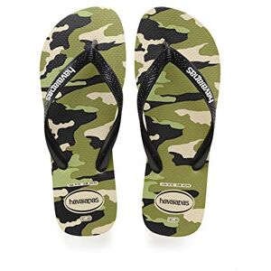 Havaianas Unisex topp camu flip flops, beige/svart 39/40 EU Havaianas Unisex topp camu flip flops, beige/svart 39/40 EU