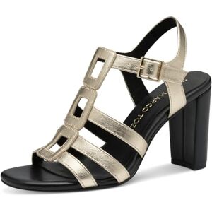 MARCO TOZZI Damer 2-28319-44 sandal med klack, svart, 39 EU MARCO TOZZI Damer 2-28319-44 sandal med klack, svart, 39 EU