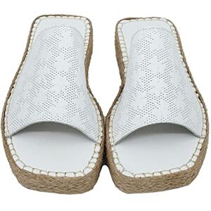Bonateks FRRBTRLK100009, kil sandal för dam, vit, 39 EU, vit, 39 EU Bonateks FRRBTRLK100009, kil sandal för dam, vit, 39 EU, vit, 39 EU