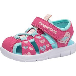 KangaROOS Unisex barn K-Tiffy sandal, Fandango rosa mint, 23 EU KangaROOS Unisex barn K-Tiffy sandal, Fandango rosa mint, 23 EU