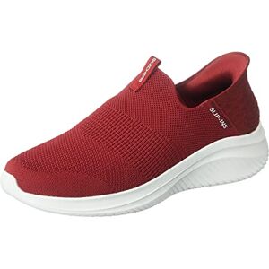Skechers Herr Ultra Flex 3.0 Smooth Step handsfree Slip-ins Loafer, US Män, Bourgogne stickad trim, 39 EU Skechers Herr Ultra Flex 3.0 Smooth Step handsfree Slip-ins Loafer, US Män, Bourgogne stickad trim, 39 EU