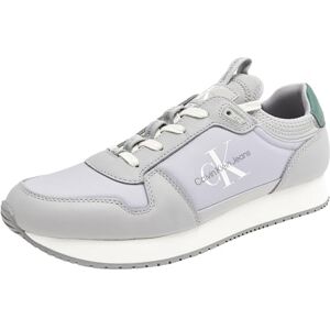 Calvin jeans herr retro löpare strumpa multifunktion YM0YM01118 sneakers, vit (formell grå/grön palm), 7 UK, Vit formell grå grön palm, 7 Calvin jeans herr retro löpare strumpa multifunktion YM0YM01118 sneakers, vit (formell grå/grön palm), 7 UK, Vit formell grå grön palm, 7