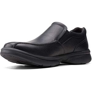 Clarks Men's Bradley Step Loafer, Black Tumbled, 8 Clarks Men's Bradley Step Loafer, Black Tumbled, 8