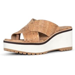 Donald Pliner Beaumont kil sandaler för kvinnor, Naturligt, 40.5 EU Donald Pliner Beaumont kil sandaler för kvinnor, Naturligt, 40.5 EU