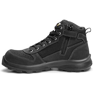 Carhartt Mixed Michigan Rugged Flex S1p halvhöga säkerhetsskor med dragkedja sneaker Midcut Zip P.39-S1F700919296P39, svart, 48 EU Large Carhartt Mixed Michigan Rugged Flex S1p halvhöga säkerhetsskor med dragkedja sneaker Midcut Zip P.39-S1F700919296P39, svart, 48 EU Large