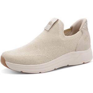 Jana Dam Slip On Vegan 8-24768-46 sneakers, beige/guld, 36 EU Jana Dam Slip On Vegan 8-24768-46 sneakers, beige/guld, 36 EU